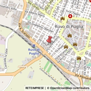 Mappa Via Solferino, 10, 70037 Ruvo di Puglia, Bari (Puglia)