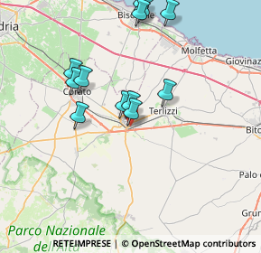 Mappa Viale Madonna delle Grazie, 70037 Ruvo di Puglia BA, Italia (7.78417)