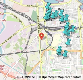 Mappa Corso Camillo Benso Conte di Cavour, 70121 Bari BA, Italia (1.223)