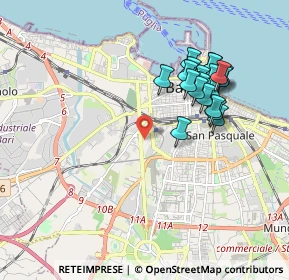 Mappa Corso Camillo Benso Conte di Cavour, 70121 Bari BA, Italia (1.95)