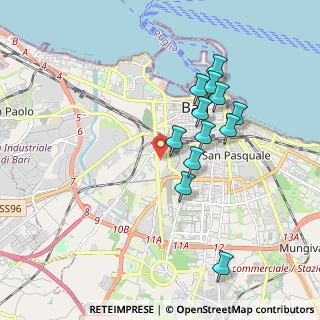 Mappa Corso Camillo Benso Conte di Cavour, 70121 Bari BA, Italia (1.81667)