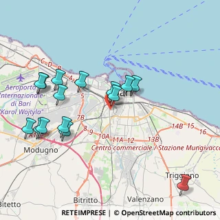 Mappa Corso Camillo Benso Conte di Cavour, 70121 Bari BA, Italia (4.57733)
