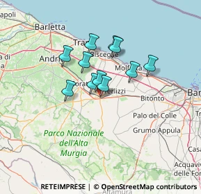 Mappa Via Valle Noè, 70037 Ruvo di Puglia BA, Italia (10.19727)