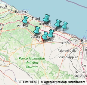 Mappa Via Valle Noè, 70037 Ruvo di Puglia BA, Italia (11.12765)