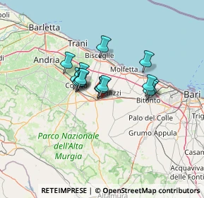 Mappa Strada Comunale Via Santo Stasi, 70037 Ruvo di Puglia BA, Italia (9.52667)