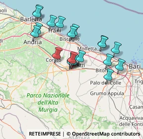 Mappa Strada Comunale Via Santo Stasi, 70037 Ruvo di Puglia BA, Italia (14.39)