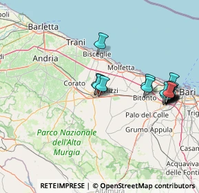 Mappa Strada Comunale Via Santo Stasi, 70037 Ruvo di Puglia BA, Italia (16.91688)
