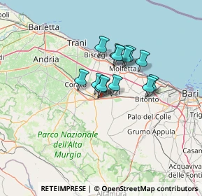 Mappa Strada Comunale Via Santo Stasi, 70037 Ruvo di Puglia BA, Italia (9.27077)