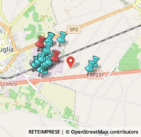Mappa Strada Comunale Via Santo Stasi, 70037 Ruvo di Puglia BA, Italia (0.852)