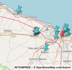 Mappa Via Tenente Speranza, 70032 Bitonto BA, Italia (7.72143)