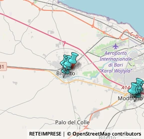 Mappa Via Tenente Speranza, 70032 Bitonto BA, Italia (4.39333)