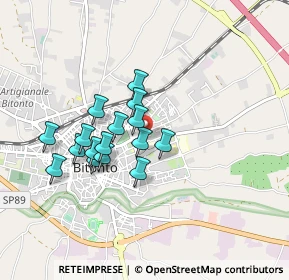 Mappa Via Tenente Speranza, 70032 Bitonto BA, Italia (0.75438)