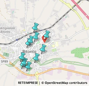 Mappa Via Tenente Speranza, 70032 Bitonto BA, Italia (0.96818)