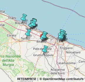 Mappa Via Tenente Speranza, 70032 Bitonto BA, Italia (11.82316)