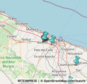 Mappa Via Tenente Speranza, 70032 Bitonto BA, Italia (24.93429)