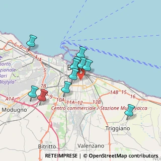 Mappa Via Buccari, 70124 Bari BA, Italia (3.21273)