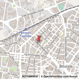 Mappa Via Giacomo Matteotti, 118, 70032 Bitonto, Bari (Puglia)