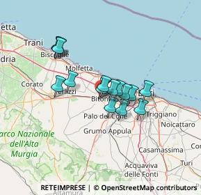 Mappa Via Senatore Nicola Angelini, 70032 Bitonto BA, Italia (10.47)