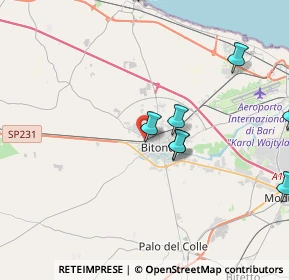 Mappa Via Senatore Nicola Angelini, 70032 Bitonto BA, Italia (6.30462)