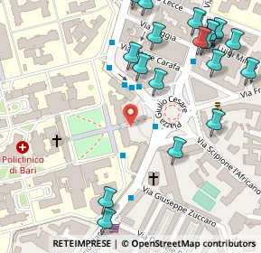 Mappa Biblioteca di Clinica ostetrica e ginecologica della Facoltà di medicina e chirurgia dell'Università degli studi di Bari, 70124 Bari BA, Italia (0.188)