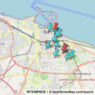 Mappa Piazza Giulio Cesare, 70124 Bari BA, Italia (1.395)