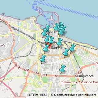 Mappa Piazza Giulio Cesare, 70124 Bari BA, Italia (1.40333)