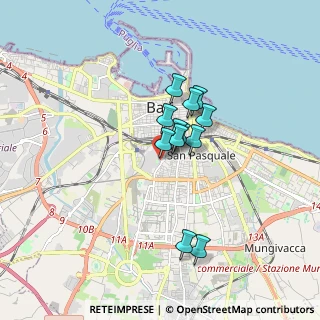 Mappa Piazza Giulio Cesare, 70124 Bari BA, Italia (1.24667)