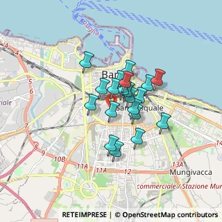Mappa Piazza Giulio Cesare, 70124 Bari BA, Italia (1.2015)