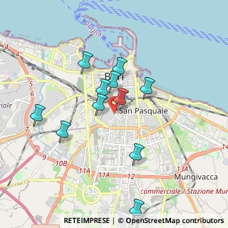 Mappa Piazza Giulio Cesare, 70124 Bari BA, Italia (1.79727)