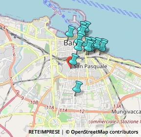 Mappa Via Putignani, 70124 Bari BA, Italia (1.44667)