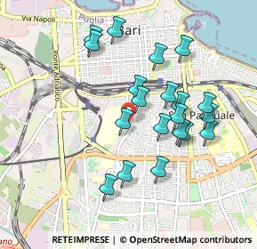 Mappa Piazza Giulio Cesare, 70124 Bari BA, Italia (0.924)