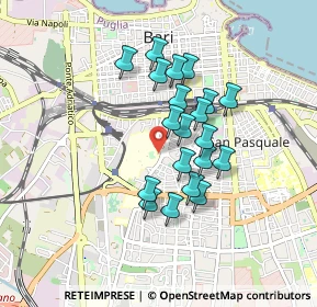 Mappa Piazza Giulio Cesare, 70124 Bari BA, Italia (0.739)