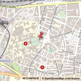 Mappa Clinica Ostetrica Ginecologica Policlinico, Piazza Giulio Cesare 11 Bari, 70124 Bari BA, Italia, 70124 Bari, Bari (Puglia)