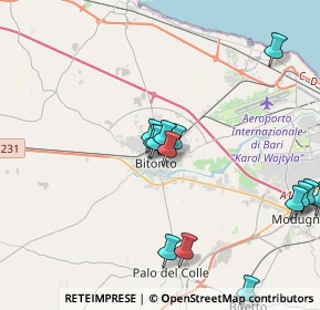 Mappa Via Francesco Cervelli, 70032 Bitonto BA, Italia (5.02625)