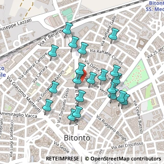 Mappa Via Pasquale Martucci Zecca, 70032 Bitonto BA, Italia (0.2295)