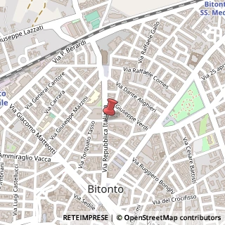 Mappa Via della Repubblica Italiana, 57, 70032 Bitonto, Bari (Puglia)