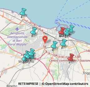 Mappa Via F. Zippitelli, 70123 Bari BA, Italia (4.25077)