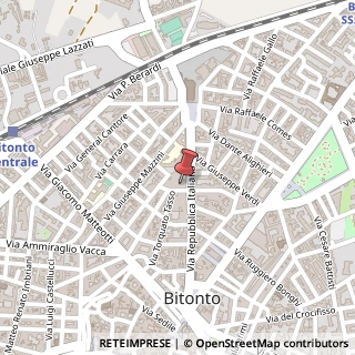 Mappa Via Pasquale Cioffrese, 10, 70032 Bitonto, Bari (Puglia)