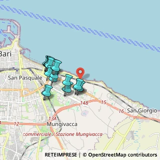 Mappa Via Giovanni Di Cagno Abbrescia, 70100 Bari BA, Italia (1.6185)