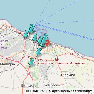 Mappa Via Antonio de Robertis, 70125 Bari BA, Italia (2.8575)