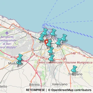 Mappa Via Francesco Chieco, 70124 Bari BA, Italia (3.41818)