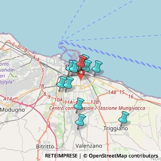 Mappa Via de Amicis, 70125 Bari BA, Italia (2.61)