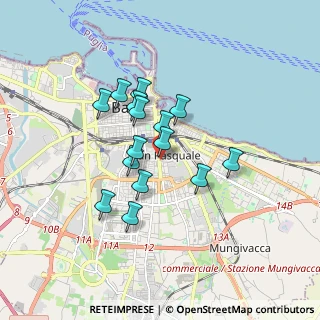 Mappa Piazzale Vittorio Locchi poeta, 70124 Bari BA, Italia (1.42667)