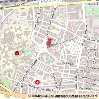 Mappa Piazza Giulio Cesare, 24-25, 70124 Bari, Bari (Puglia)