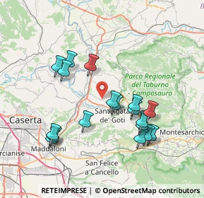 Mappa Piana Del Mondo, 82019 Sant'Agata de' Goti BN, Italia (7.90389)