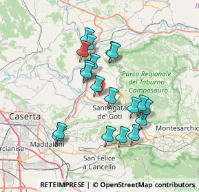 Mappa Piana Del Mondo, 82019 Sant'Agata de' Goti BN, Italia (6.604)