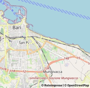 Mappa Via Siponto, 70126 Bari BA, Italia (1.72333)
