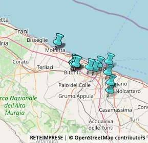 Mappa Via Gennaro Somma, 70032 Bitonto BA, Italia (8.88067)