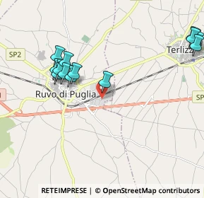 Mappa Via Antonio Meucci, 70037 Ruvo di Puglia BA, Italia (2.42769)