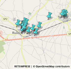 Mappa Via Antonio Meucci, 70037 Ruvo di Puglia BA, Italia (1.8135)